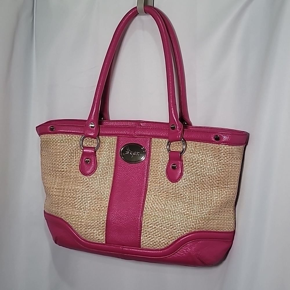 BODHI Candy Leather Straw Purse Leather